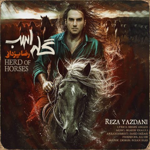 رضا یزدانی گله اسب